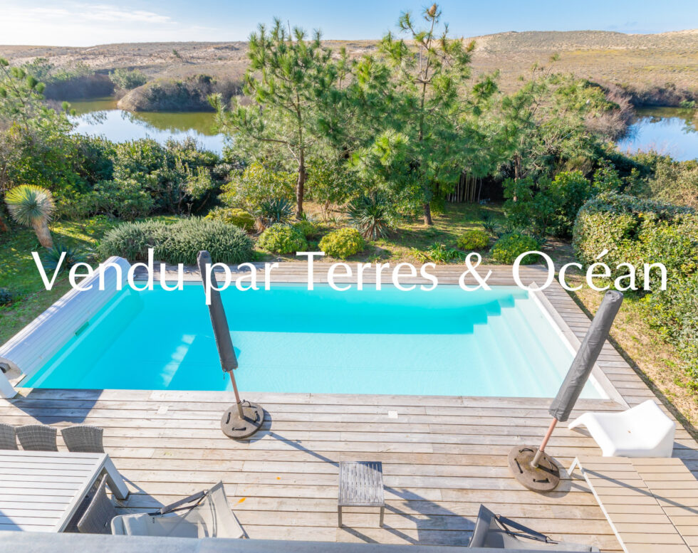 CAPBRETON – VILLA CONTEMPORAINE AVEC VUE EXCEPTIONNELLE