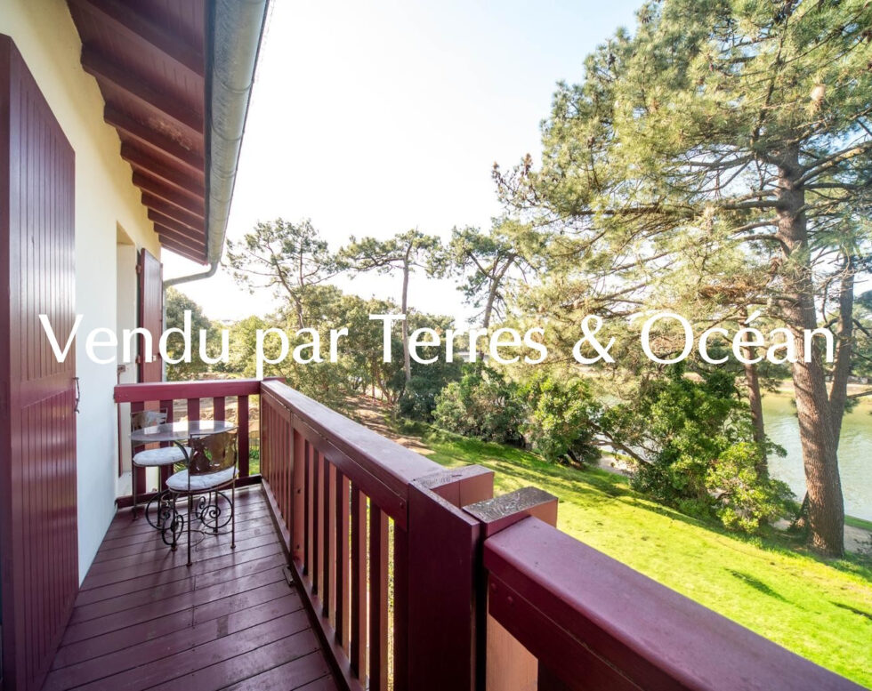 VENDU – HOSSEGOR APPARTEMENT VUE SUR LE LAC