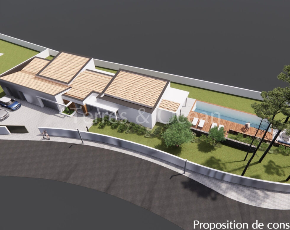 LAND OF 1320 M2 3 KM FROM MOLIETS BEACH