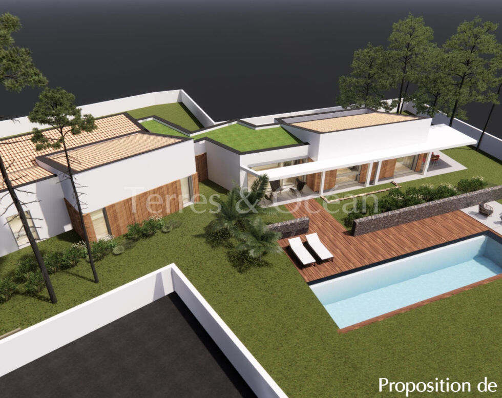 TERRAIN DE 1451 M2 A 3 KM PLAGES DE MOLIETS