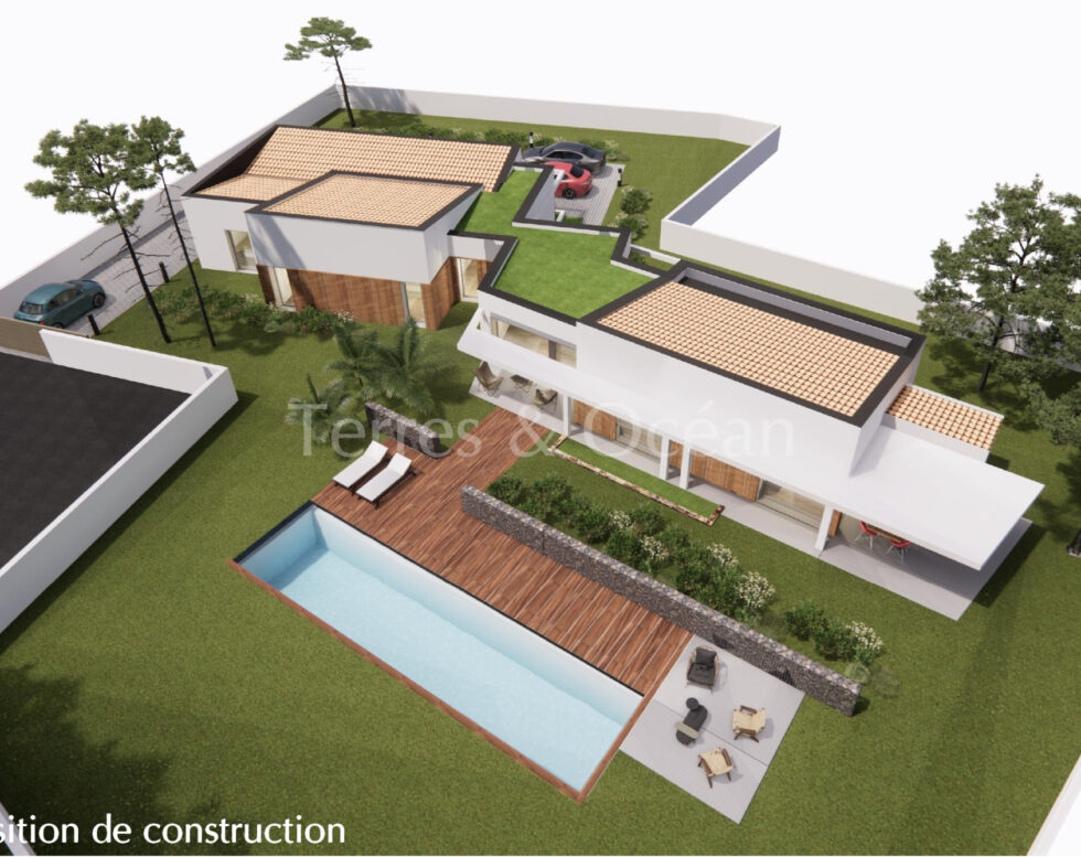 TERRAIN DE 1451 M2 A 3 KM PLAGES DE MOLIETS