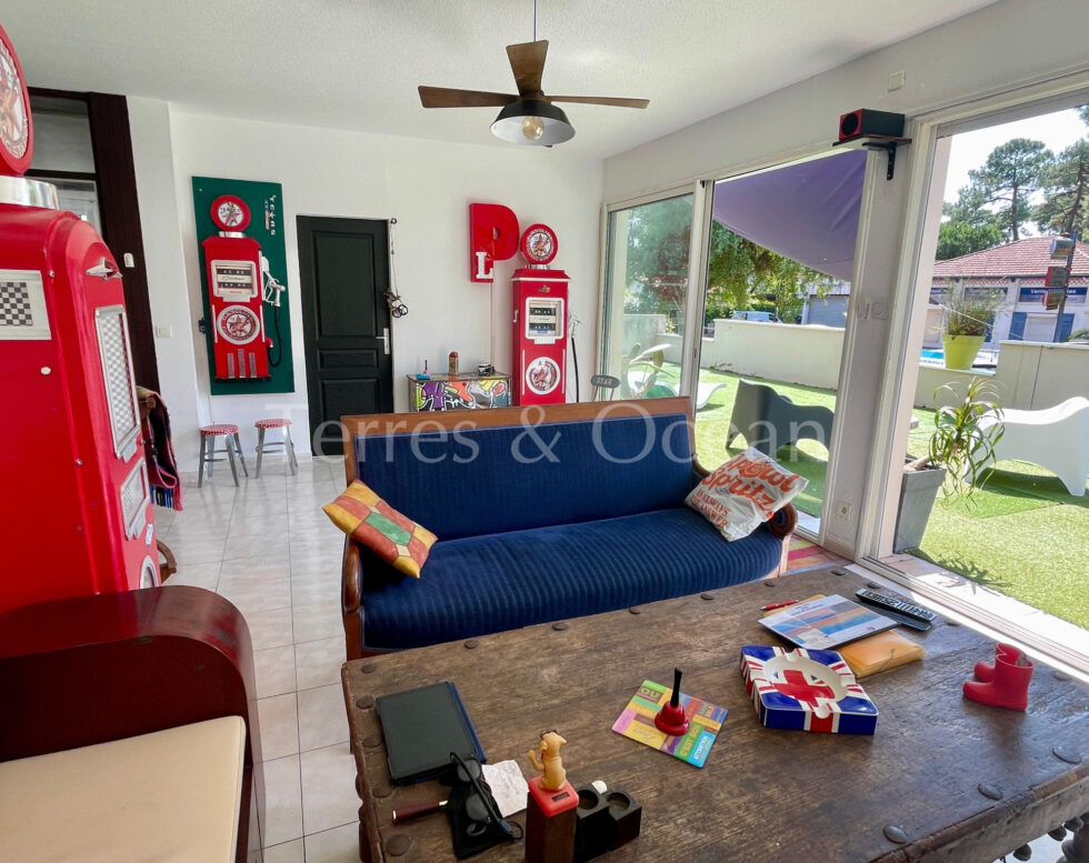 APPARTEMENT 3 PIECES AVEC TRES GRANDE TERRASSE AU CENTRE VILLE D’HOSSEGOR