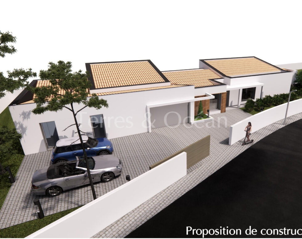 LAND OF 1320 M2 3 KM FROM MOLIETS BEACH