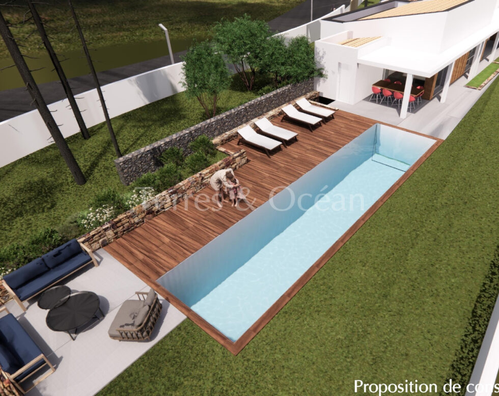 TERRAIN DE 1320 M2 A 3 KM PLAGE MOLIETS