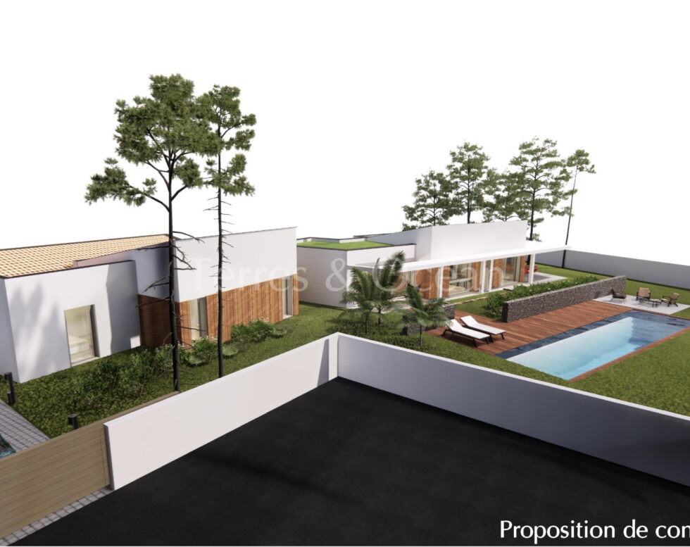 LAND OF 1451 M2 3 KM FROM MOLIETS BEACHES