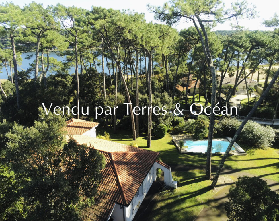 VENDU – MAISON LAC ET MER AVEC VUE IMPRENABLE SUR LE LAC D’HOSSEGOR