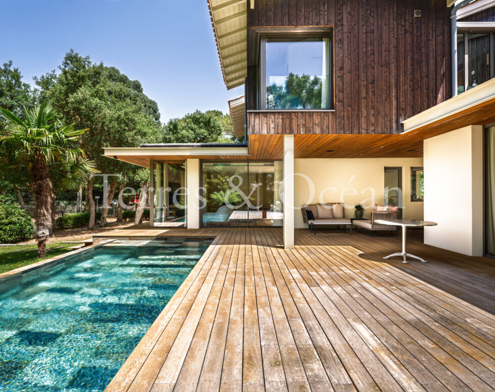 Villa contemporaine Lac et Mer
