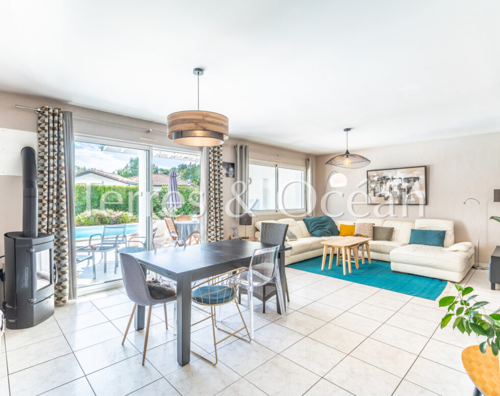 CAPBRETON, BELLE VILLA PISCINE QUARTIER DES ECRIVAINS