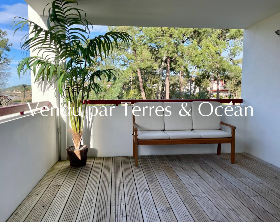 Beautiful apartment located in the city center of Hossegor with lake view